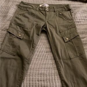 Green dressy-ish cargo pants